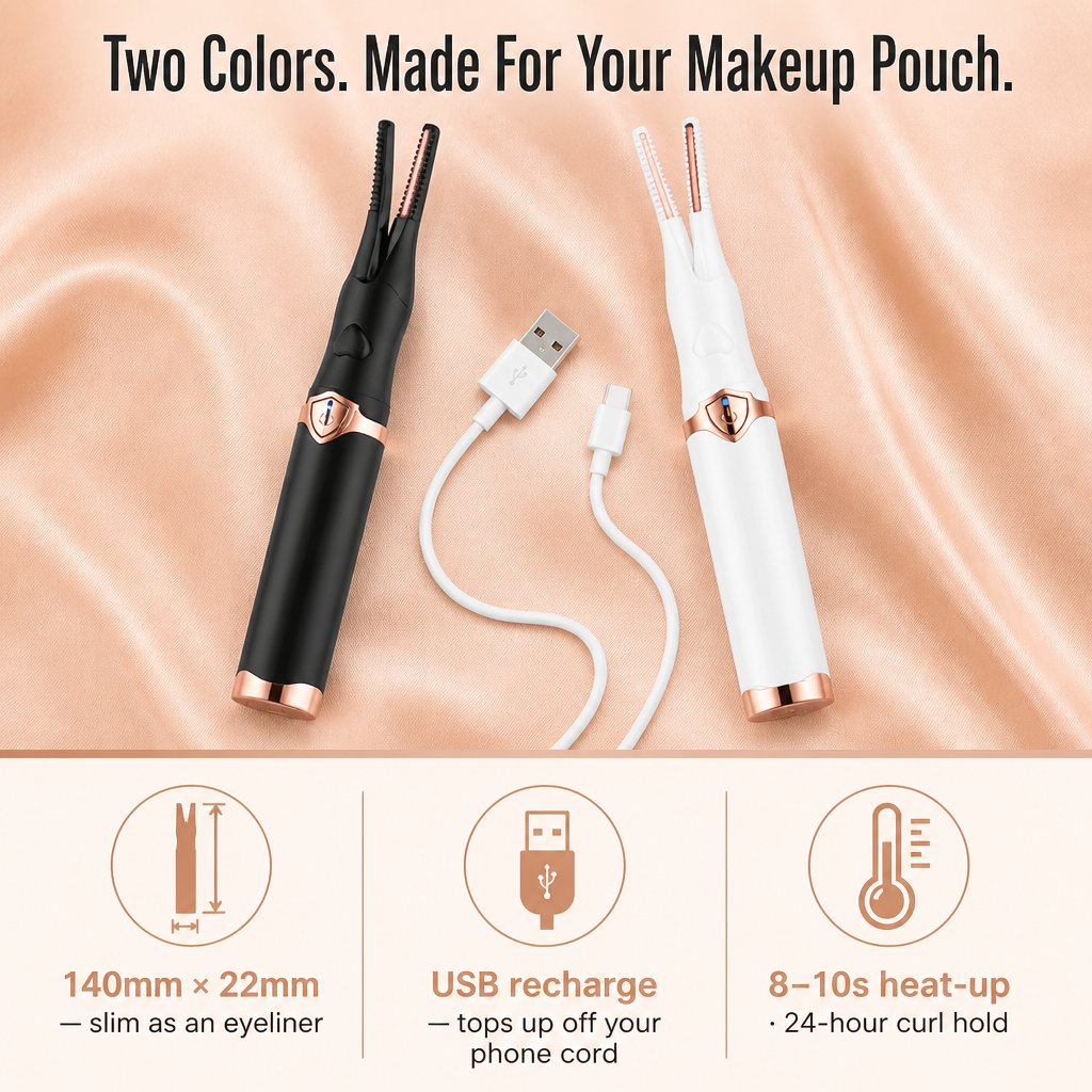 VeluxeCurl — Rehaussez vos cils raides comme des baguettes avec une courbure digne d’un salon pendant 24 heures - Souliia