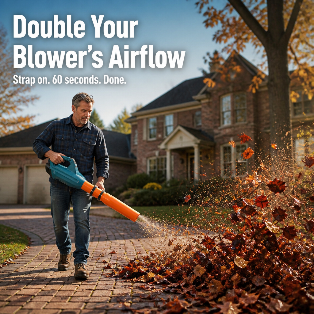 TurboBreeze — Double Your Blower's Airflow and Clear Leaves Twice as Fast - Souliia