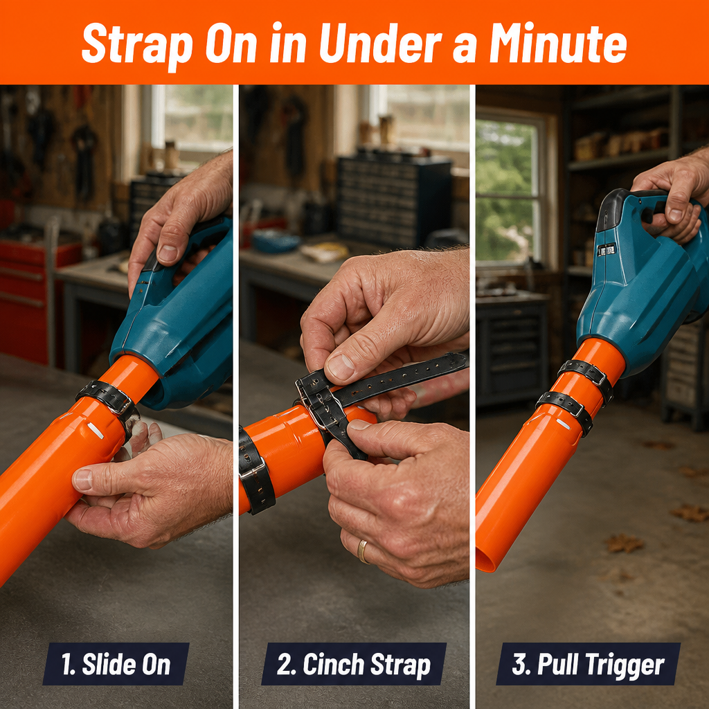 TurboBreeze — Double Your Blower's Airflow and Clear Leaves Twice as Fast - Souliia