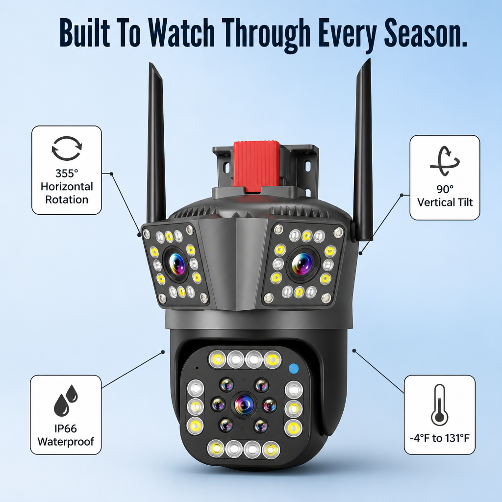 Vigilant360 — Lock Down Every Angle With Multi-Lens HD Coverage - Souliia