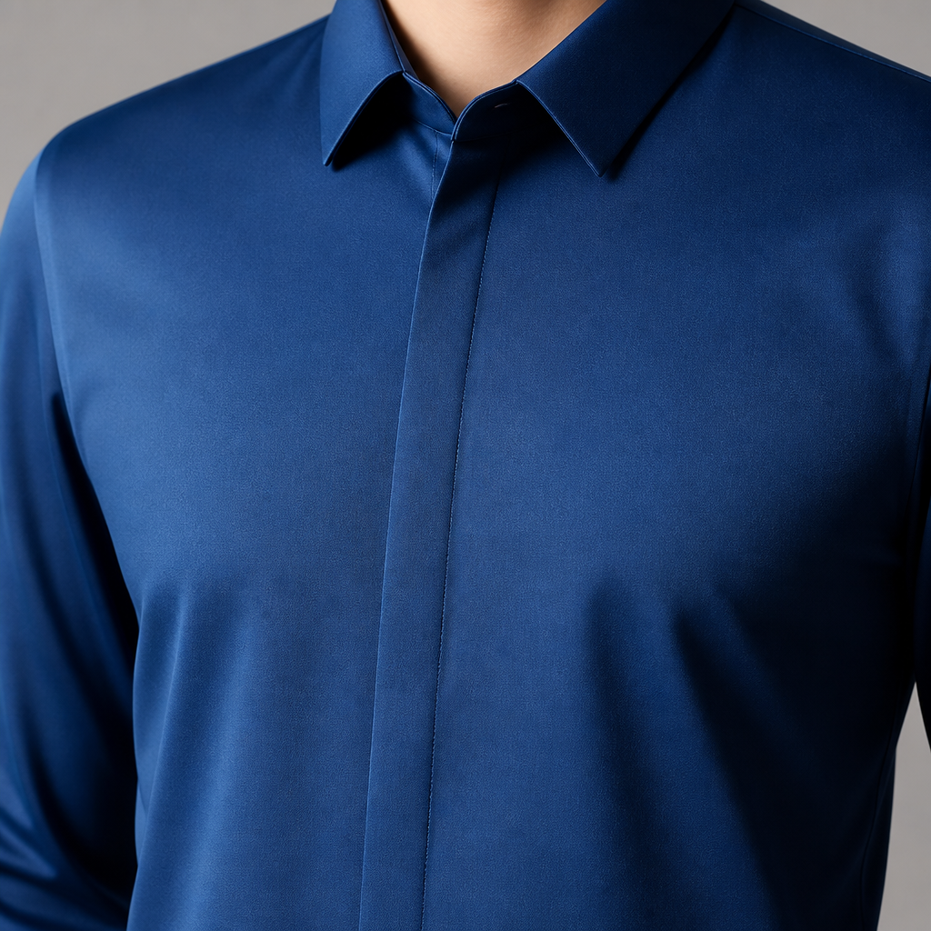 Vantori – Slim-Fit 4-Way Stretch Wrinkle-Free Dress Shirt - Souliia
