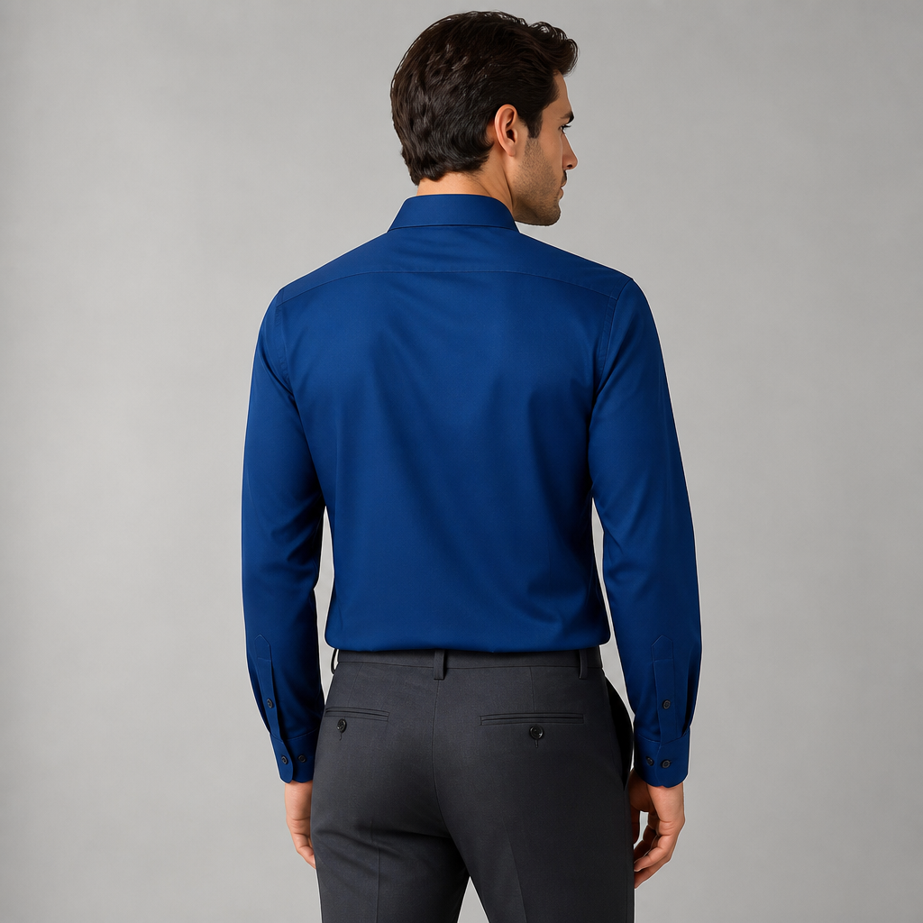 Vantori – Slim-Fit 4-Way Stretch Wrinkle-Free Dress Shirt - Souliia