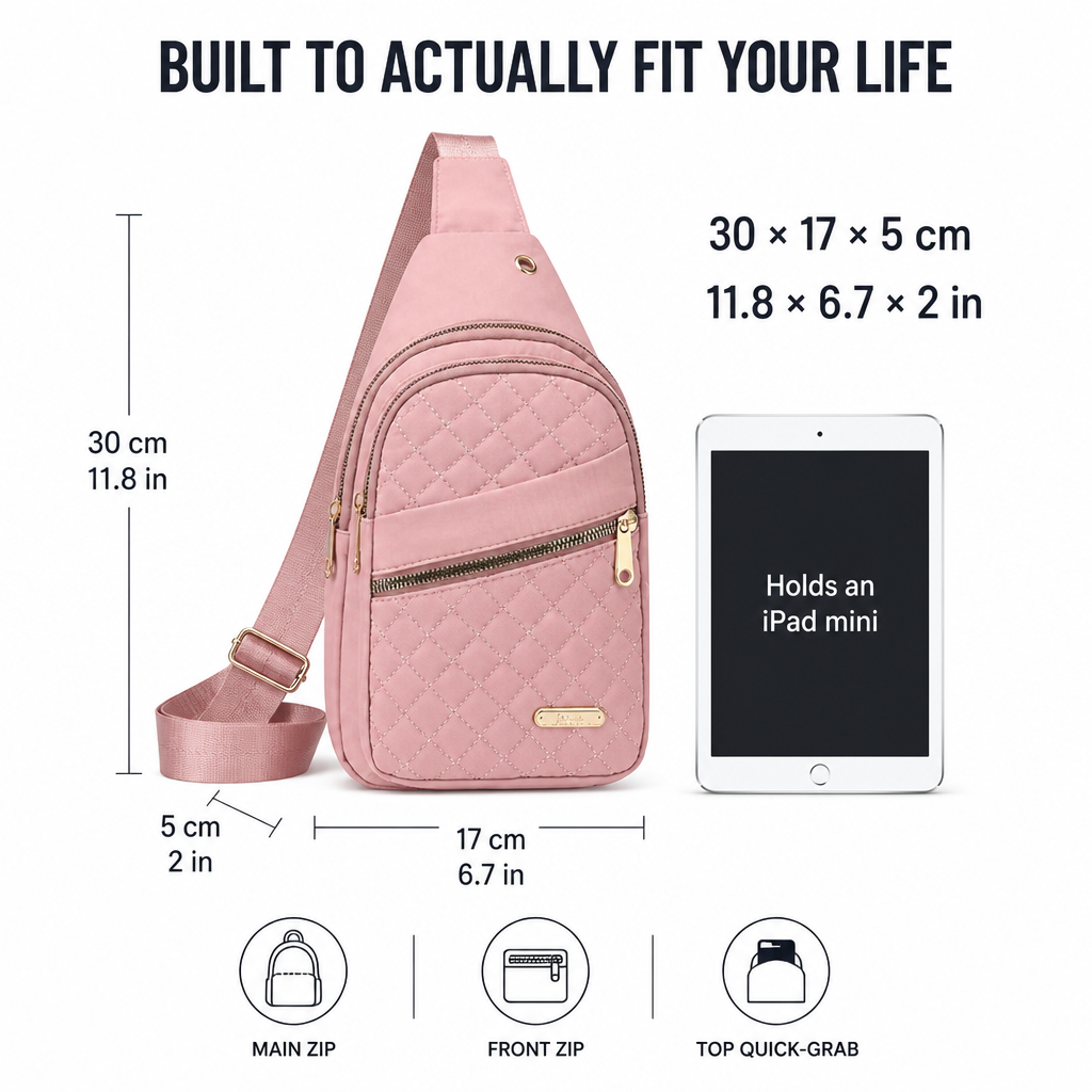 VertaCarry — Ditch the Tote and Carry Your Day in Three Zip Pockets - Souliia