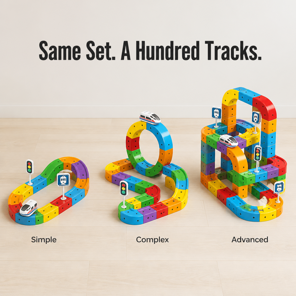 WonderRail — Build 3D Train Tracks That Climb, Loop & Run Upside Down - Souliia