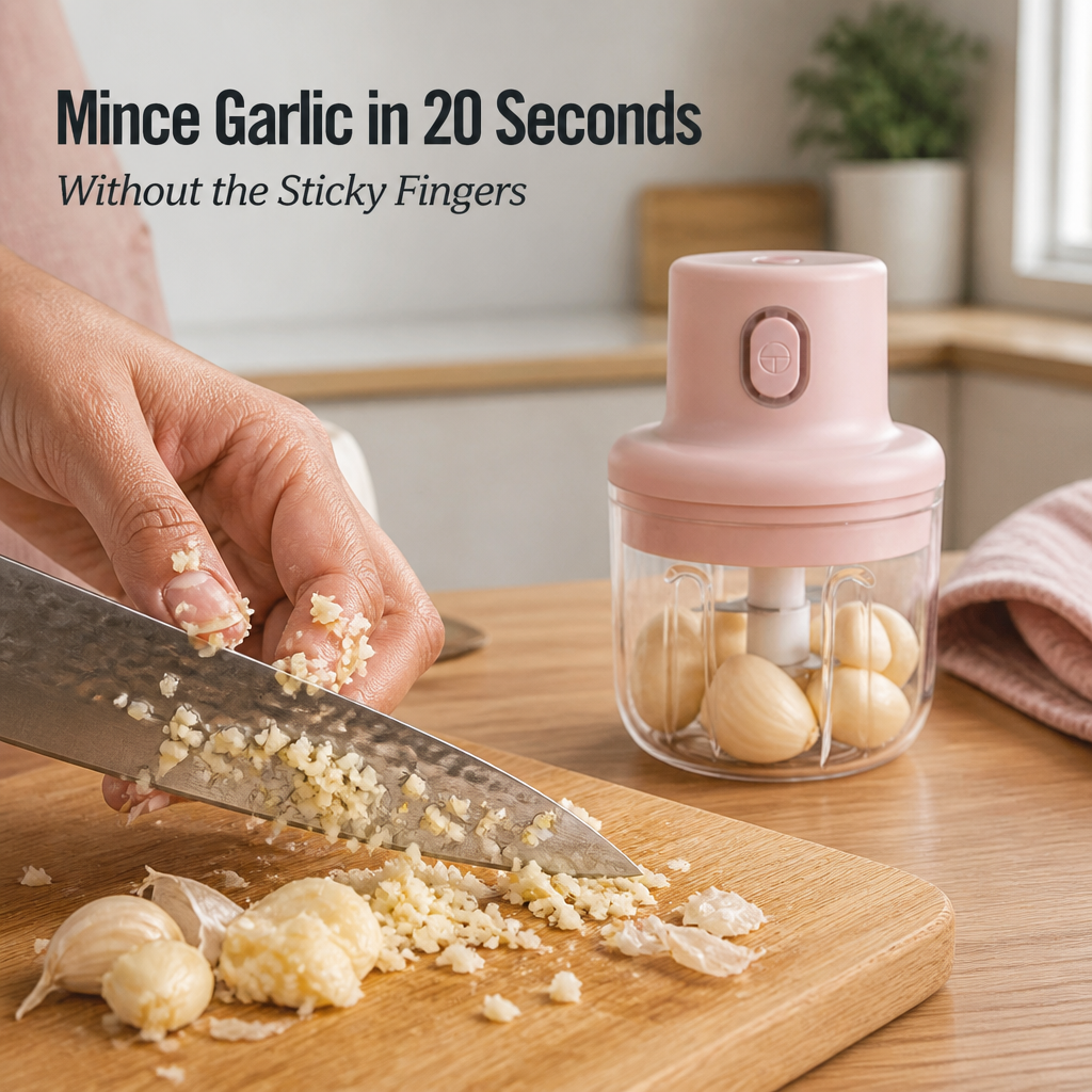 TurboSlice — Mince Garlic, Onion & Ginger in 20 Seconds Flat - Souliia