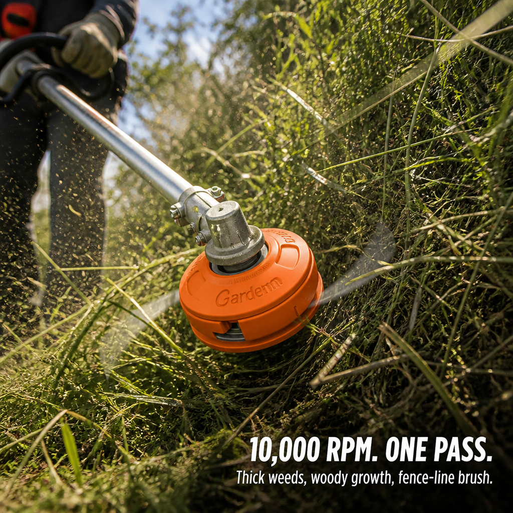 Voltaris X1 — Slice Through Thick Weeds Without Rewinding Another Trimmer Spool - Souliia