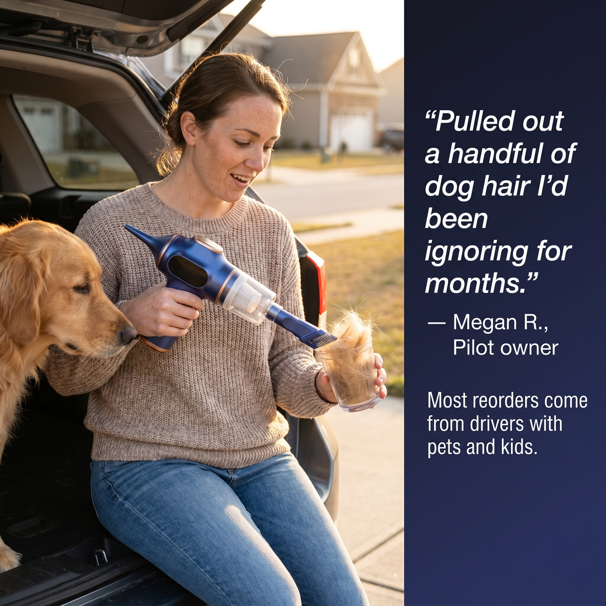 VeloraBlast — Pull Pet Hair, Crumbs & Sand From Every Seat Crevice - Souliia