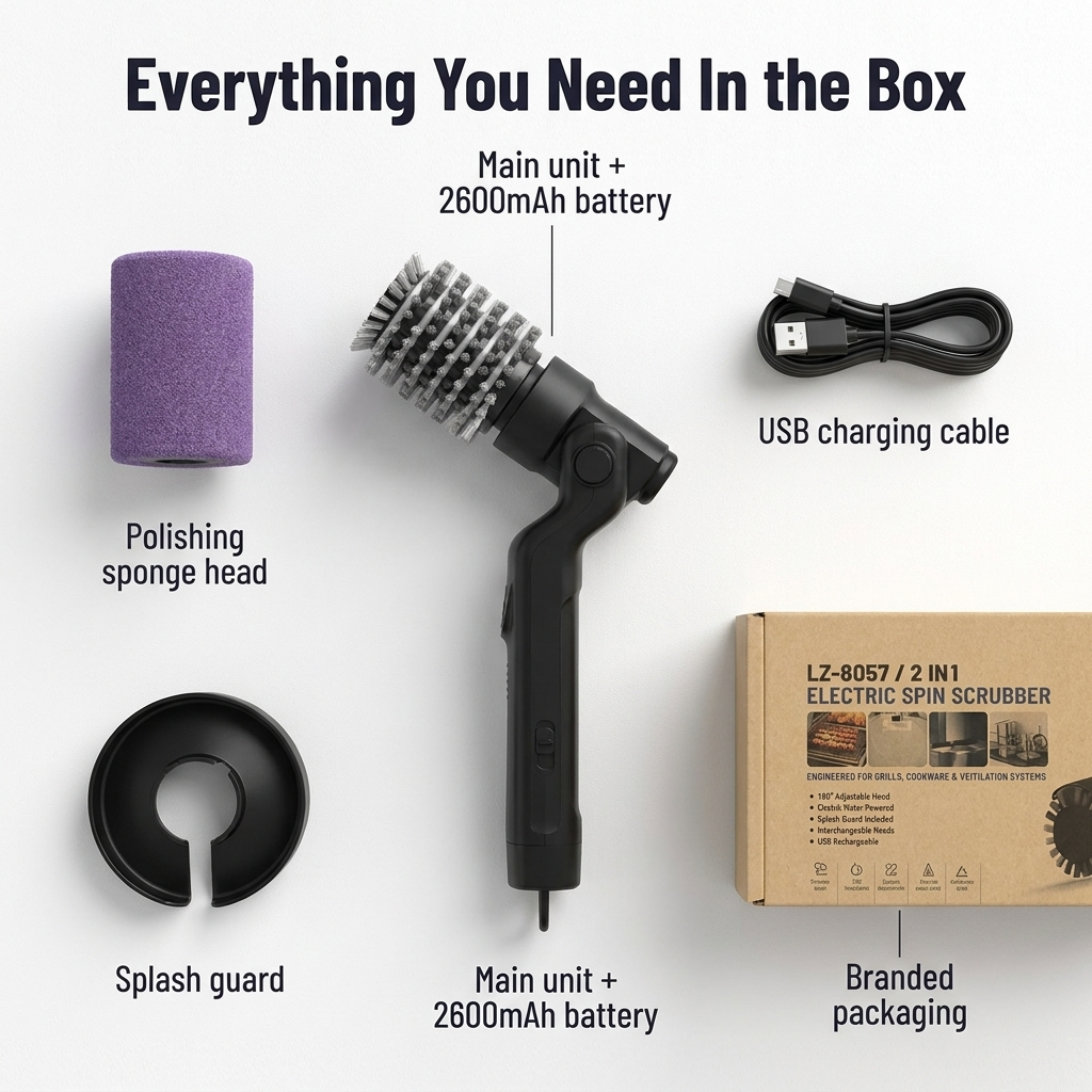 TurboGrillPro — Spin Through Burnt-On Grease in Minutes, No Scrubbing Required - Souliia