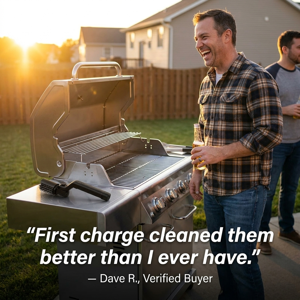 TurboGrillPro — Spin Through Burnt-On Grease in Minutes, No Scrubbing Required - Souliia