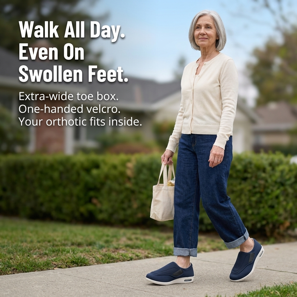 VersaStride — Walk Pain-Free On Swollen, Tender, Hard-To-Fit Feet All Day - Souliia