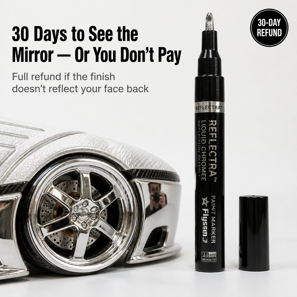 Reflectra — Peinture chrome liquide véritable qui sèche avec une finition miroir - Souliia