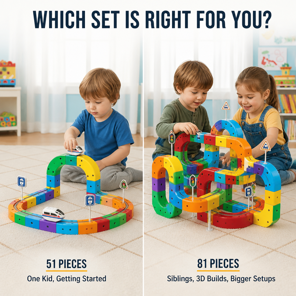 TurboTrail — Snap-Together Cube Tracks That Pull Kids Off Screens For Hours - Souliia