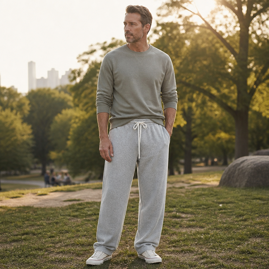 VeroStride – Relaxed-Fit Drawstring Lounge Pants with Side Pockets - Souliia