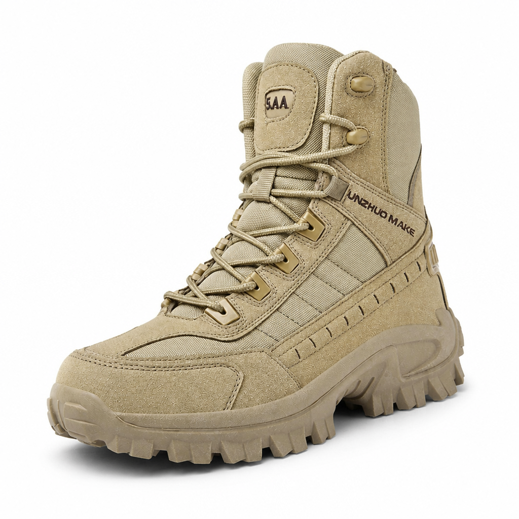 VortexTrail – Tactical Side-Zip Boots with Anti-Slip Rugged Sole - Souliia