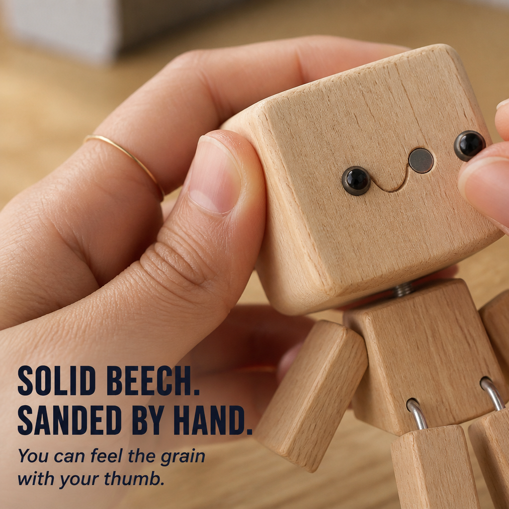 WoodMuse — Garez un compagnon en bois sculpté à la main qui se balance à chaque trajet - Souliia