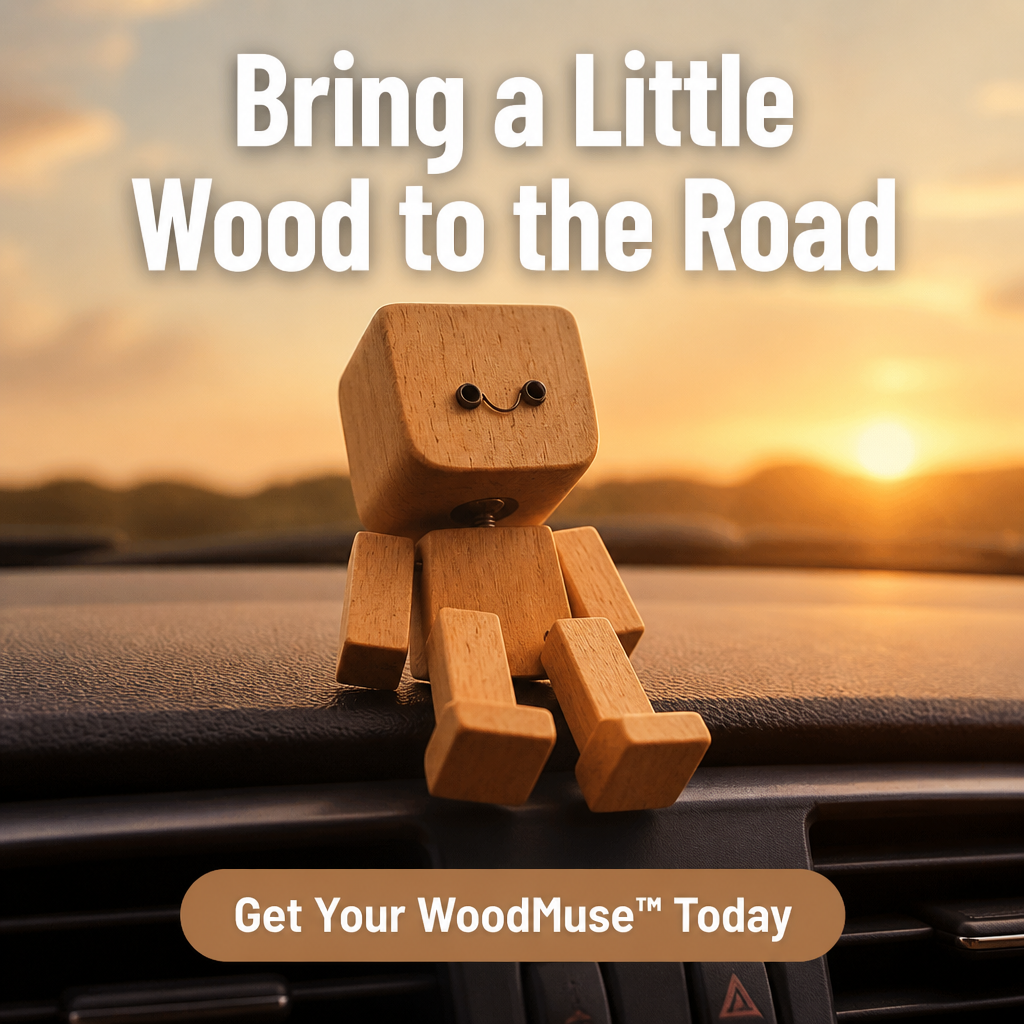 WoodMuse — Garez un compagnon en bois sculpté à la main qui se balance à chaque trajet - Souliia