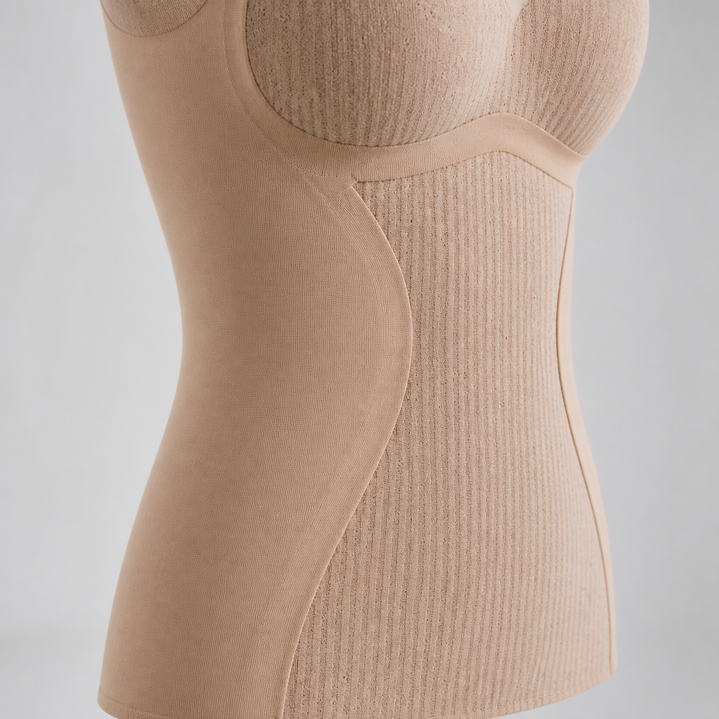 VeloFlex – Thermal Seamless Shaping Camisole with Built-In Lace Bra - Souliia