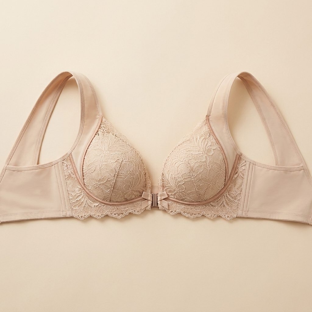 VenaraLift – Wireless Lace Front-Closure Lifting Bra - Souliia