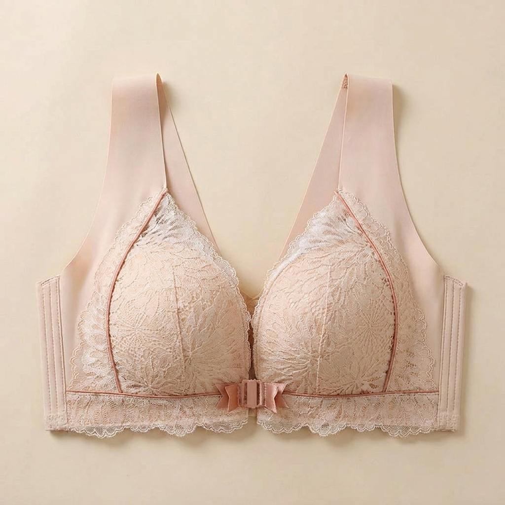 VenaraLift – Wireless Lace Front-Closure Lifting Bra - Souliia