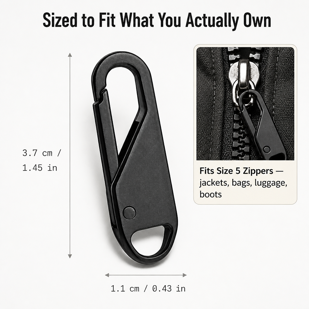 ZipProFix — Napraw każdy zepsuty suwak w mniej niż 10 sekund | Zestaw 8 szt. - Souliia
