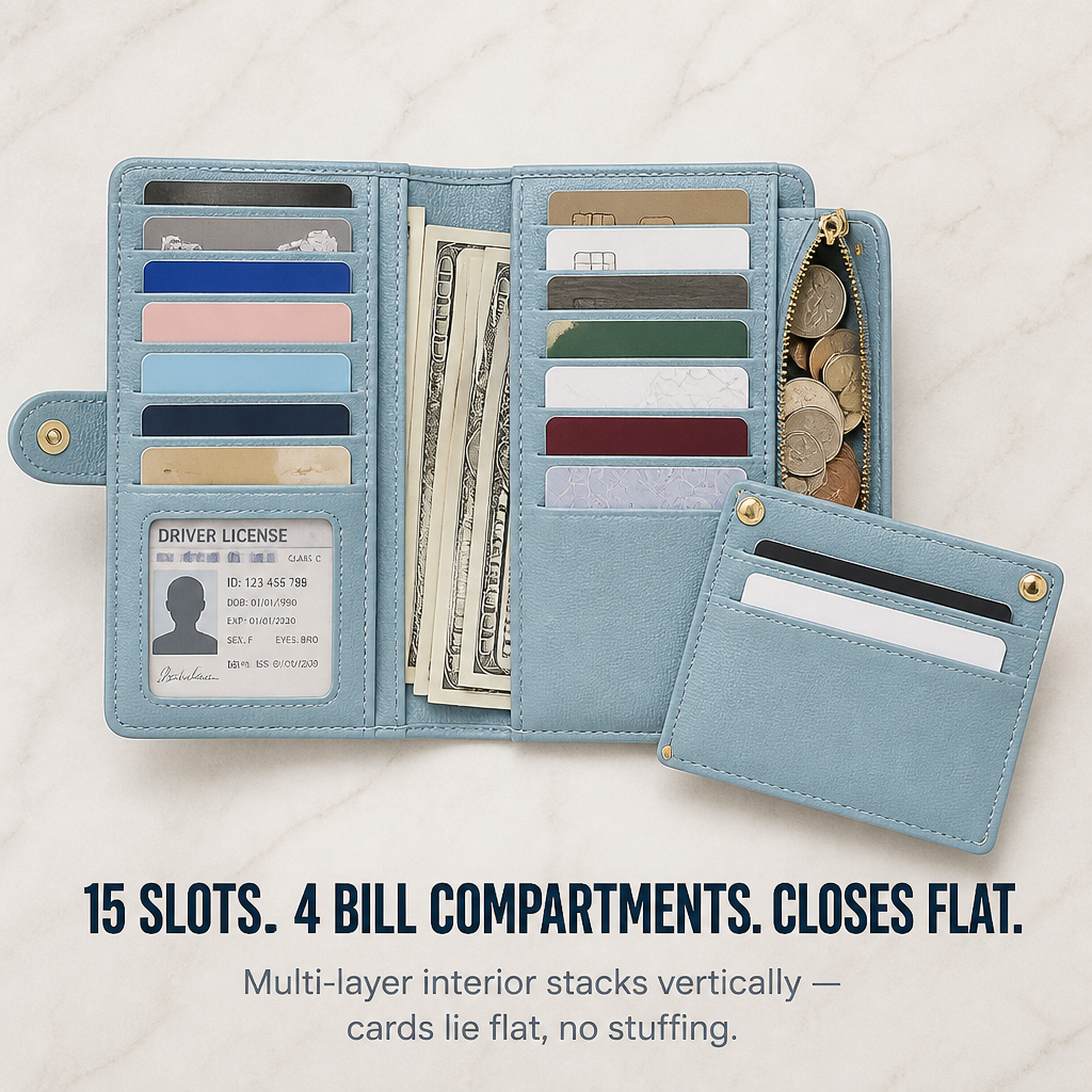 VeroLuxe — Fit 15 Cards Without Bulking Up Your Smallest Bag - Souliia