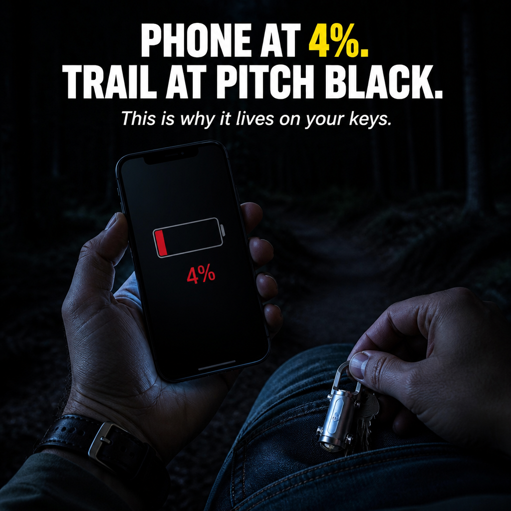 ValorBeam — Carry a 1200-Lumen Flashlight and Phone Charger on Your Keys - Souliia