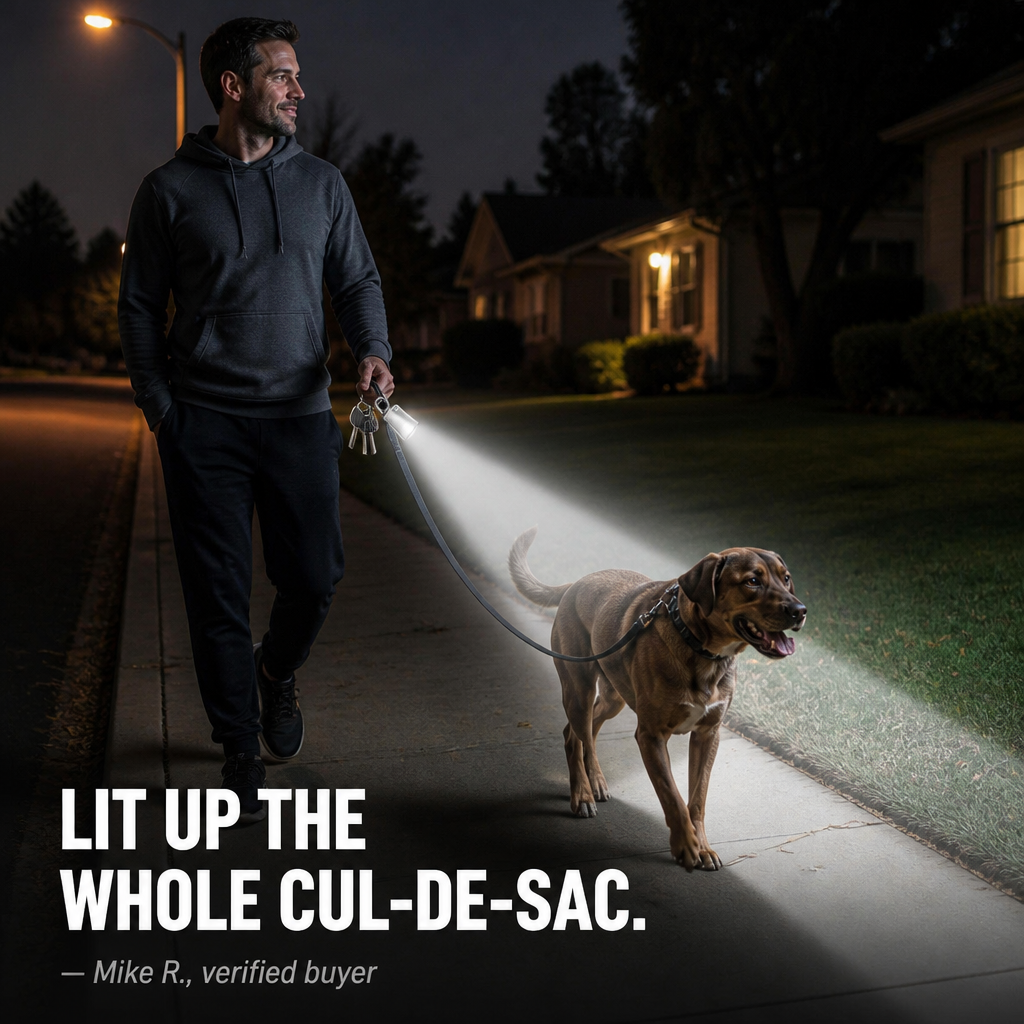 ValorBeam — Carry a 1200-Lumen Flashlight and Phone Charger on Your Keys - Souliia
