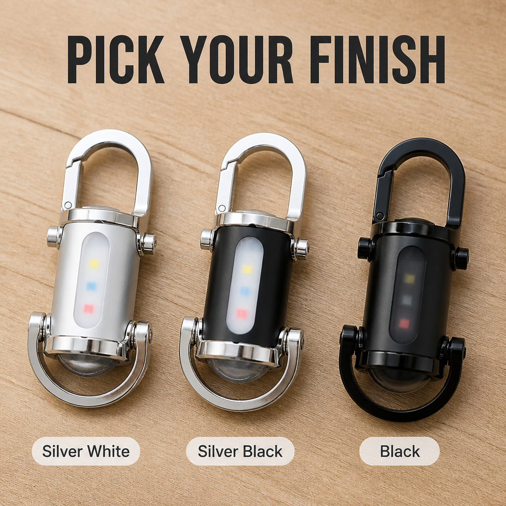 ValorBeam — Carry a 1200-Lumen Flashlight and Phone Charger on Your Keys - Souliia