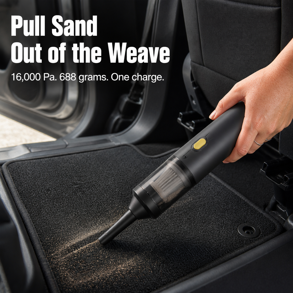 TurboSweep — Vacuum and Blow Clean Your Whole Car in One Charge - Souliia