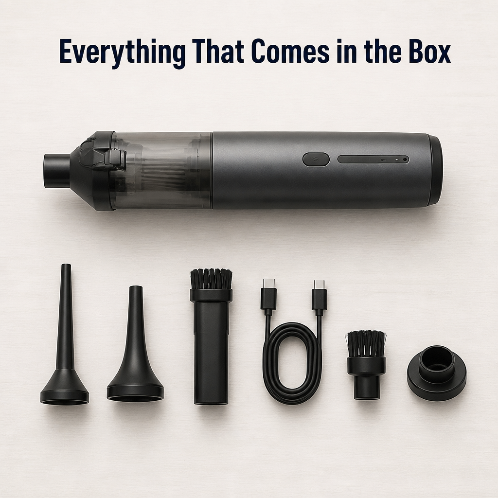 TurboSweep — Vacuum and Blow Clean Your Whole Car in One Charge - Souliia