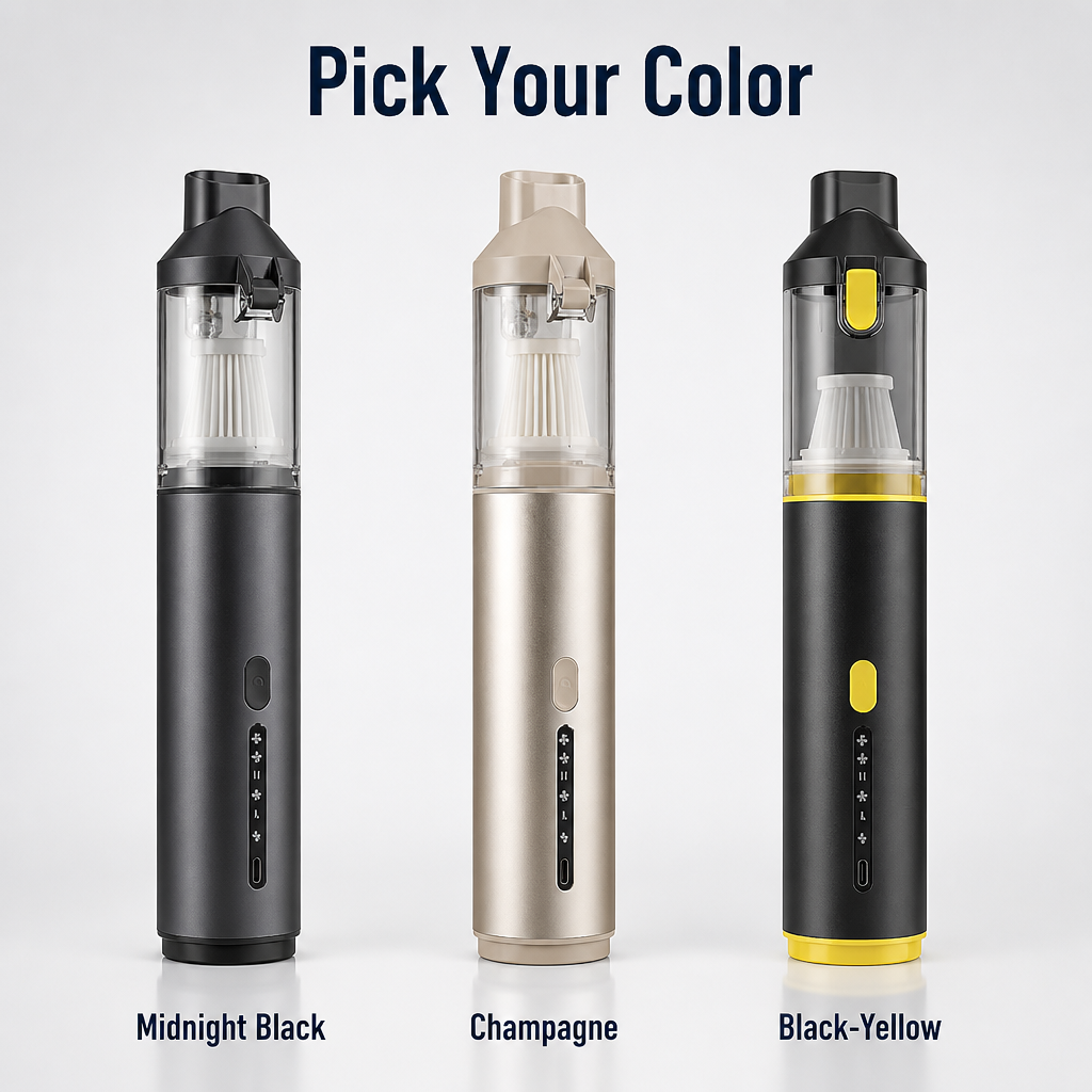 TurboSweep — Vacuum and Blow Clean Your Whole Car in One Charge - Souliia