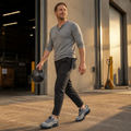 VivaStride – Steel-Toe Work Sneakers with Quick-Twist Lacing System - Souliia