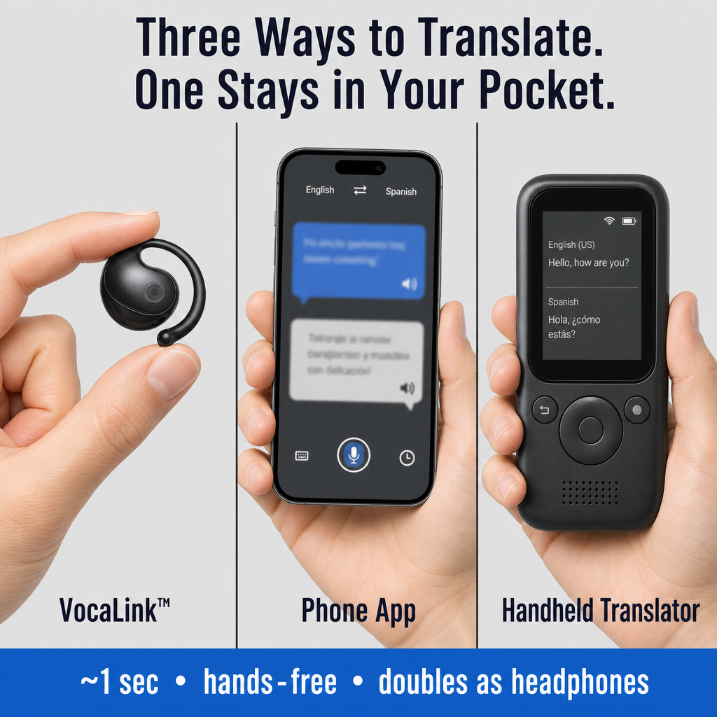 VocaLink — Talk in 75 Languages Without Ever Touching Your Phone - Souliia