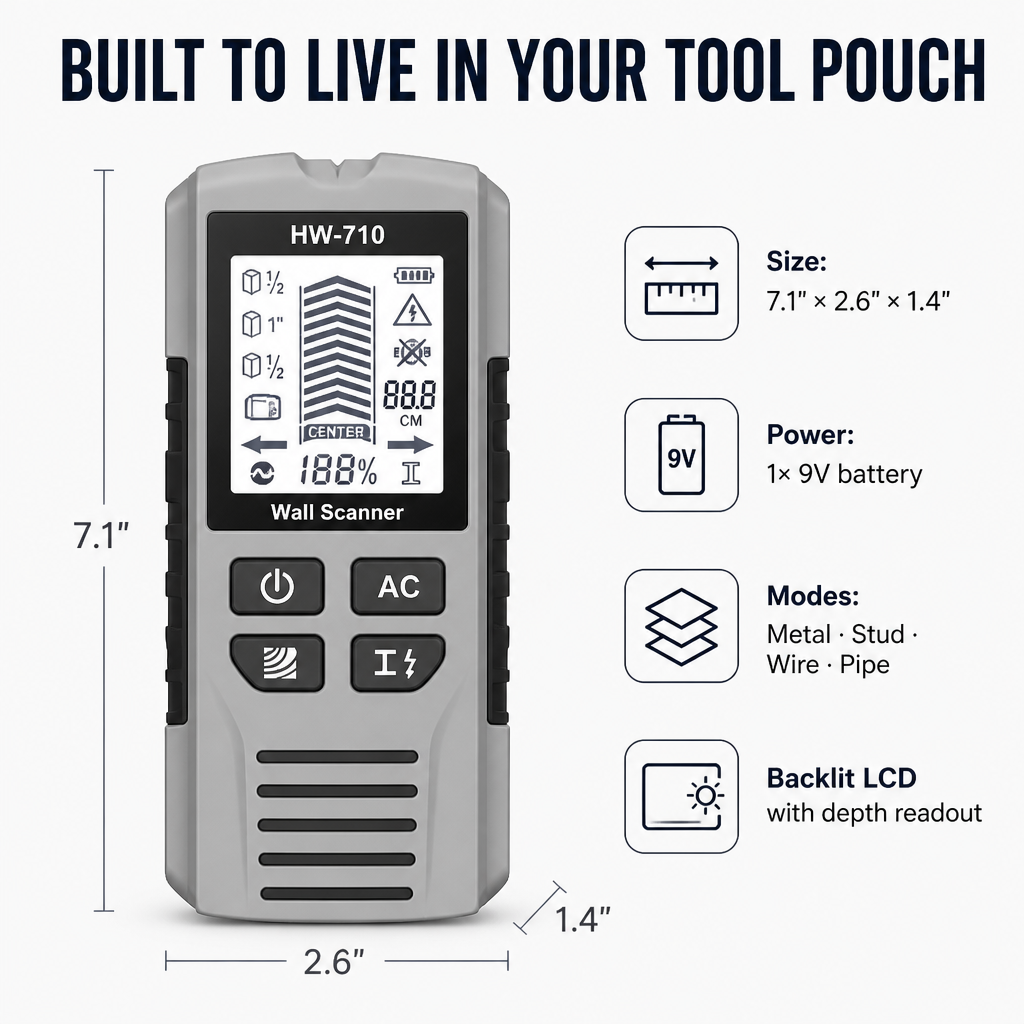 VisiTrace — Spot Studs, Wires & Pipes Before You Drill a Single Hole - Souliia