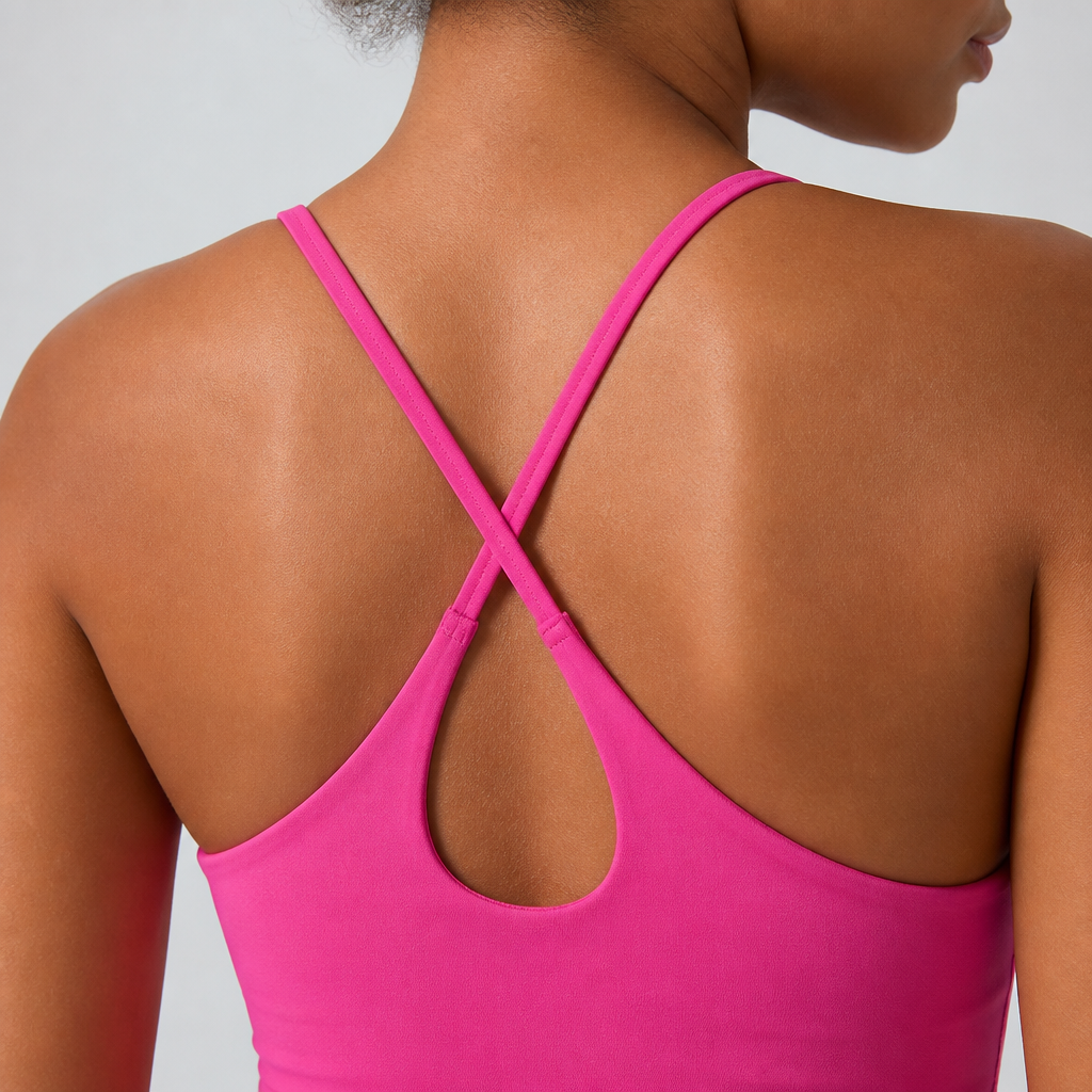 VerveStride – Backless Athletic Dress with Built-In Shorts & Side Pockets - Souliia