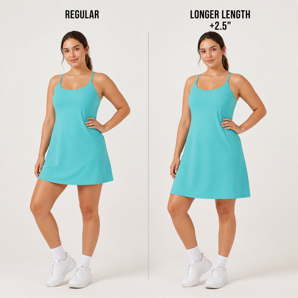 VerveStride – Backless Athletic Dress with Built-In Shorts & Side Pockets - Souliia