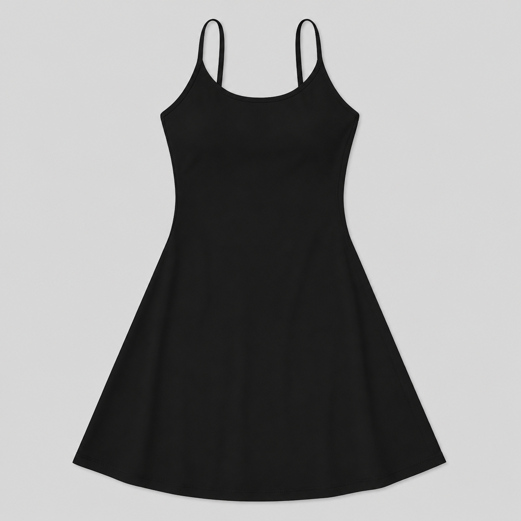 VerveStride – Backless Athletic Dress with Built-In Shorts & Side Pockets - Souliia