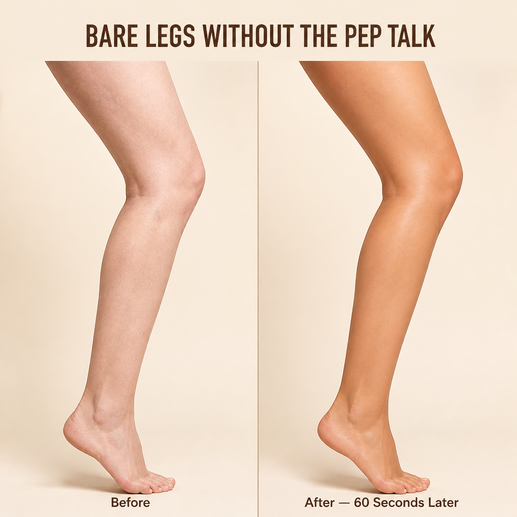 RadiantaCover — Brush On Vacation Legs in 60 Seconds, Skip the Self-Tanner - Souliia
