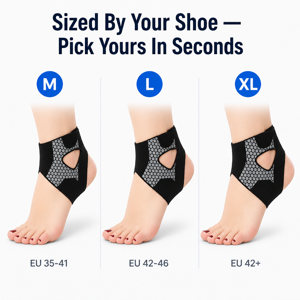 VeroGuard Ankle Brace — Stop Rolling Wobbly Ankles With Slim Honeycomb Compression - Souliia