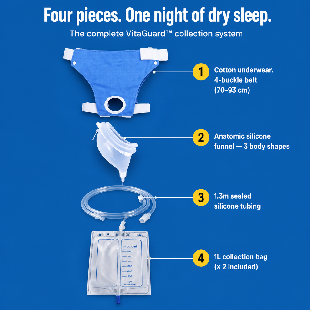 VitaGuard — End the 2 AM Diaper Change With Discreet, Reusable Urine Collection - Souliia