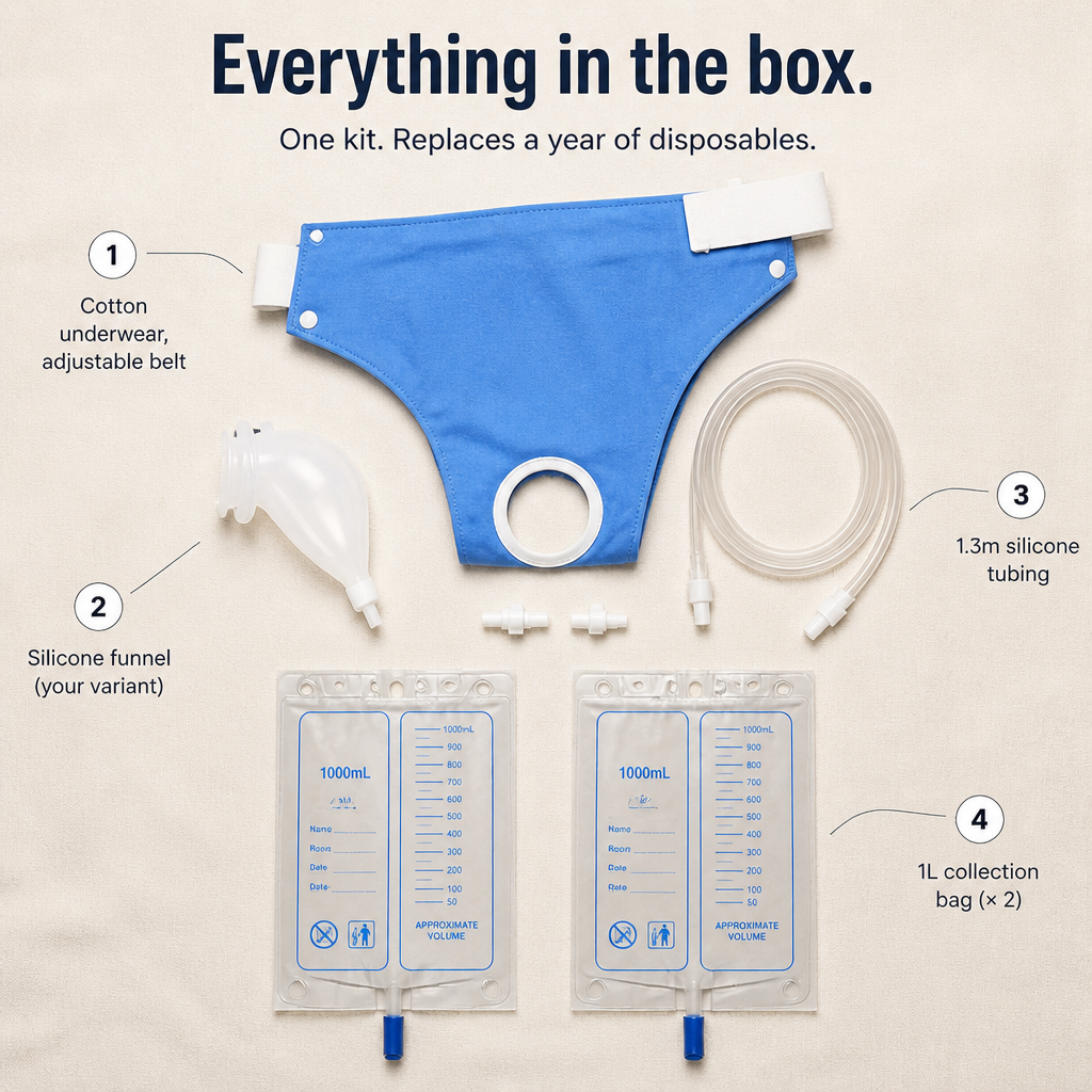 VitaGuard — End the 2 AM Diaper Change With Discreet, Reusable Urine Collection - Souliia