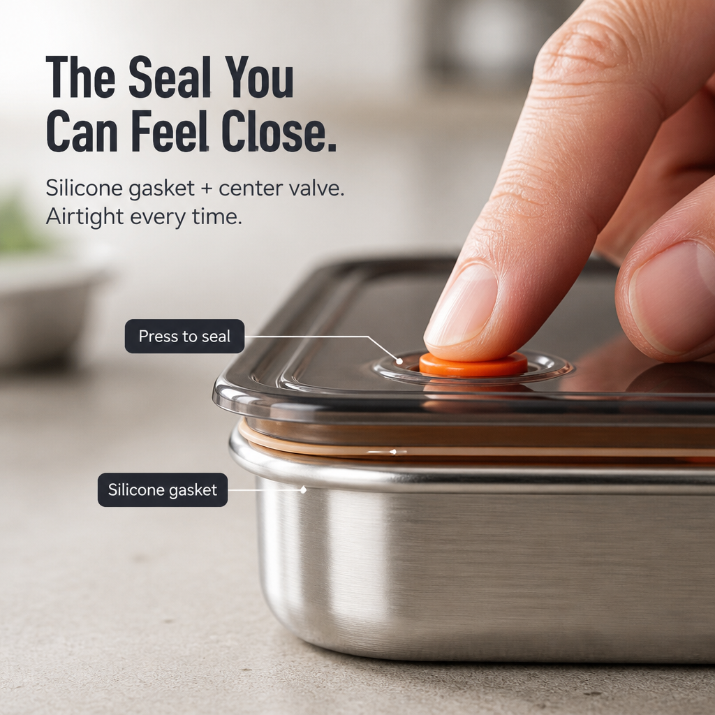 SealedPure — Lock In Freshness 5x Longer with Restaurant-Grade Steel - Souliia