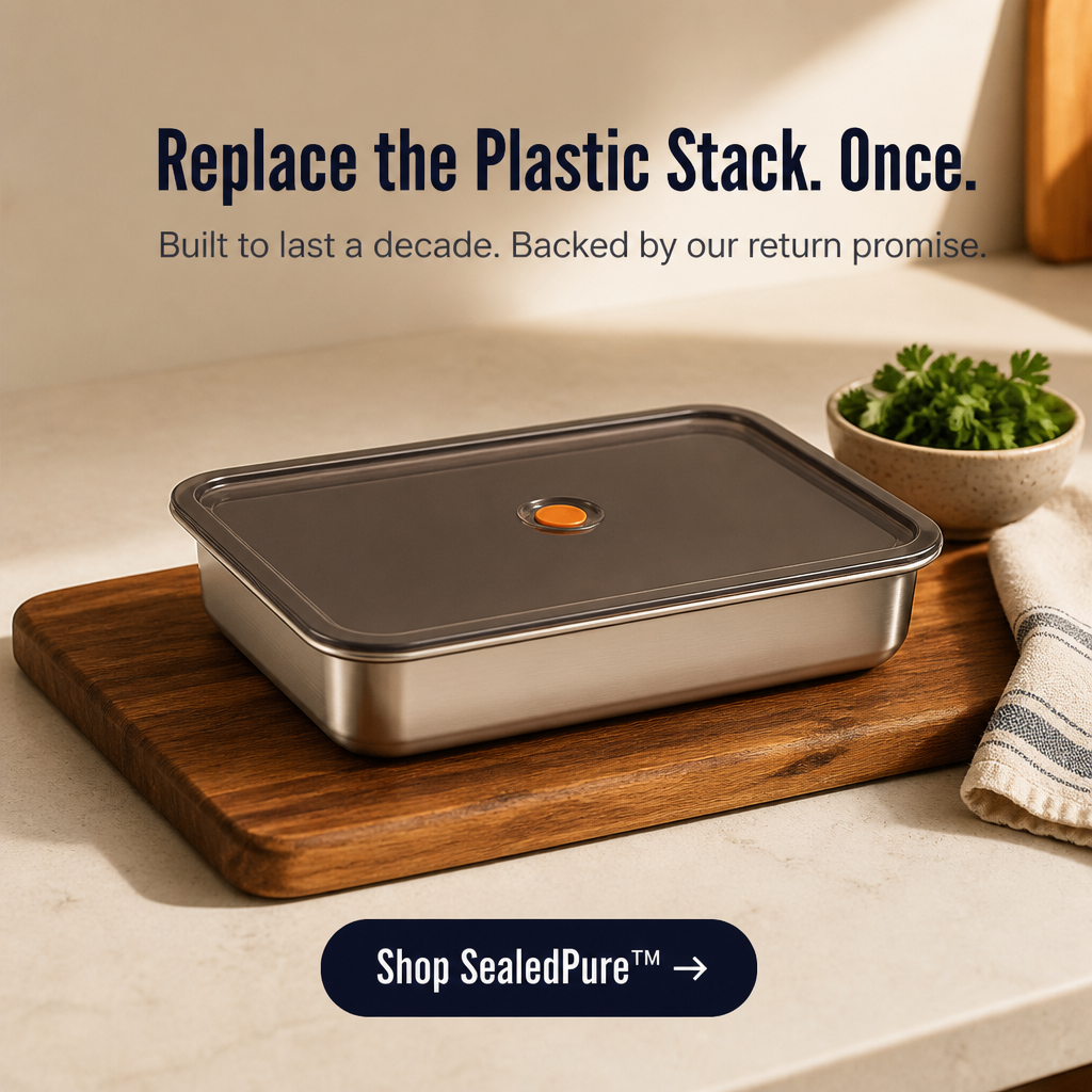 SealedPure — Lock In Freshness 5x Longer with Restaurant-Grade Steel - Souliia
