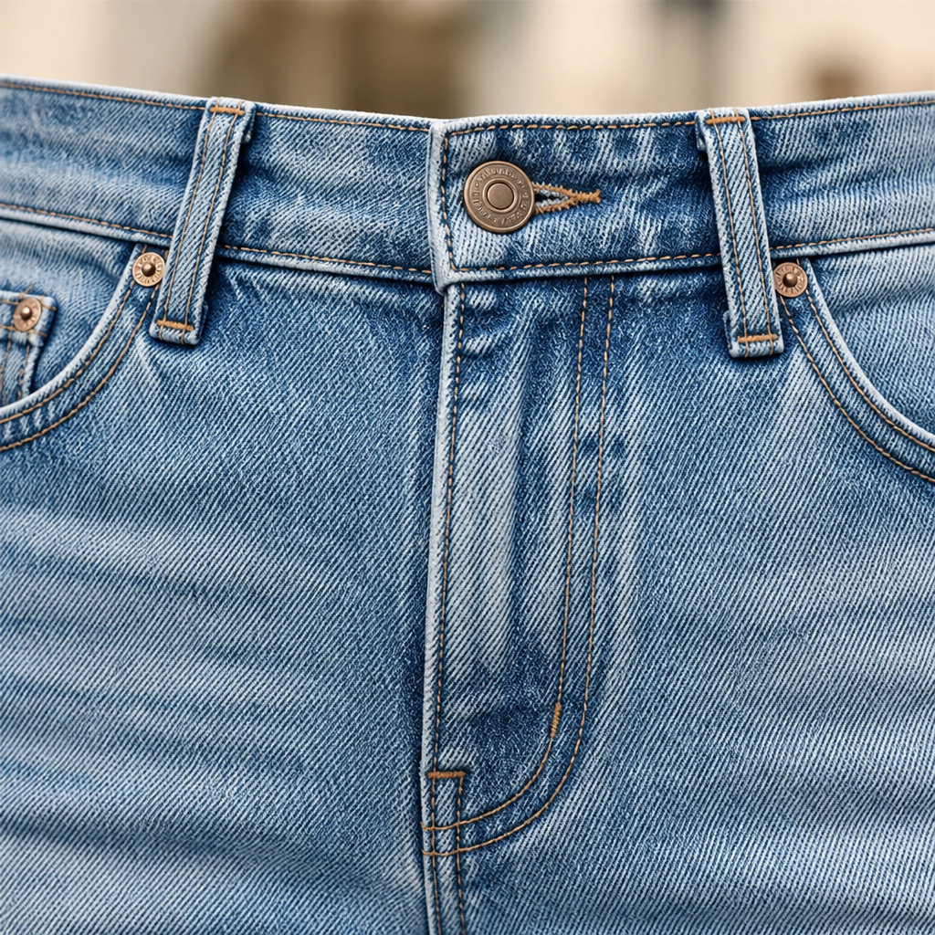 Vibrant Era – Retro Frayed-Hem Cropped Straight Leg Jeans - Souliia