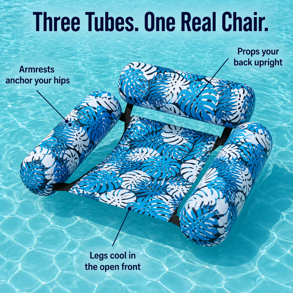 TripleDrift — Float Like a Lounge Chair, Not a Flat Pool Raft - Souliia