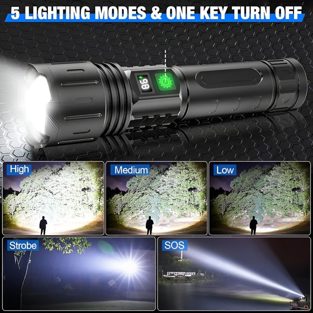 Dobíjecí LED svítilna s funkcí powerbanky - Souliia