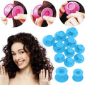 10-Piece Silicone Magic Curlers — Reusable Heatless Rollers