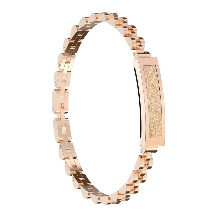 Women’s Smart Bracelet Chain Style Fitness Tracker with Heart Rate Sleep and Activity Monitoring