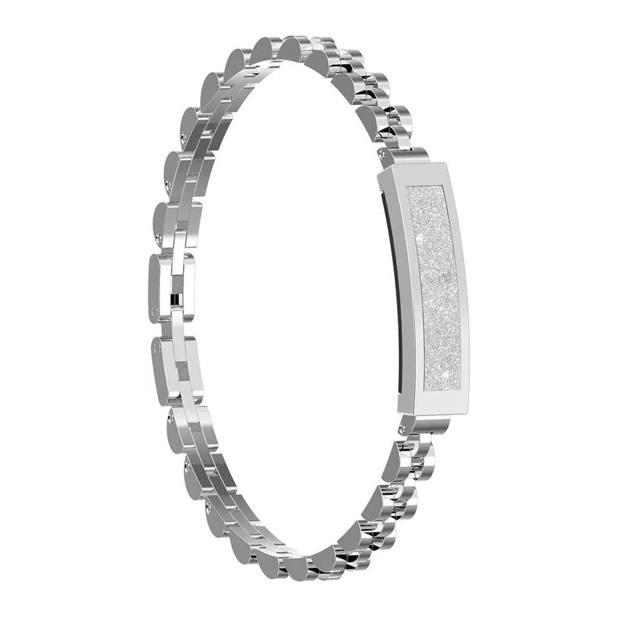 Women’s Smart Bracelet Chain Style Fitness Tracker with Heart Rate Sleep and Activity Monitoring