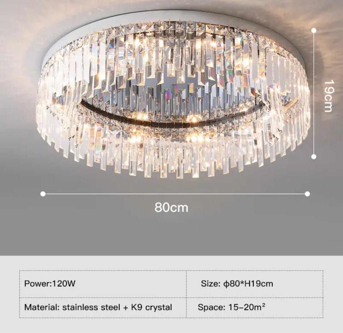 Lumen Arc Chandelier Series — Silver and Gold Finish Options